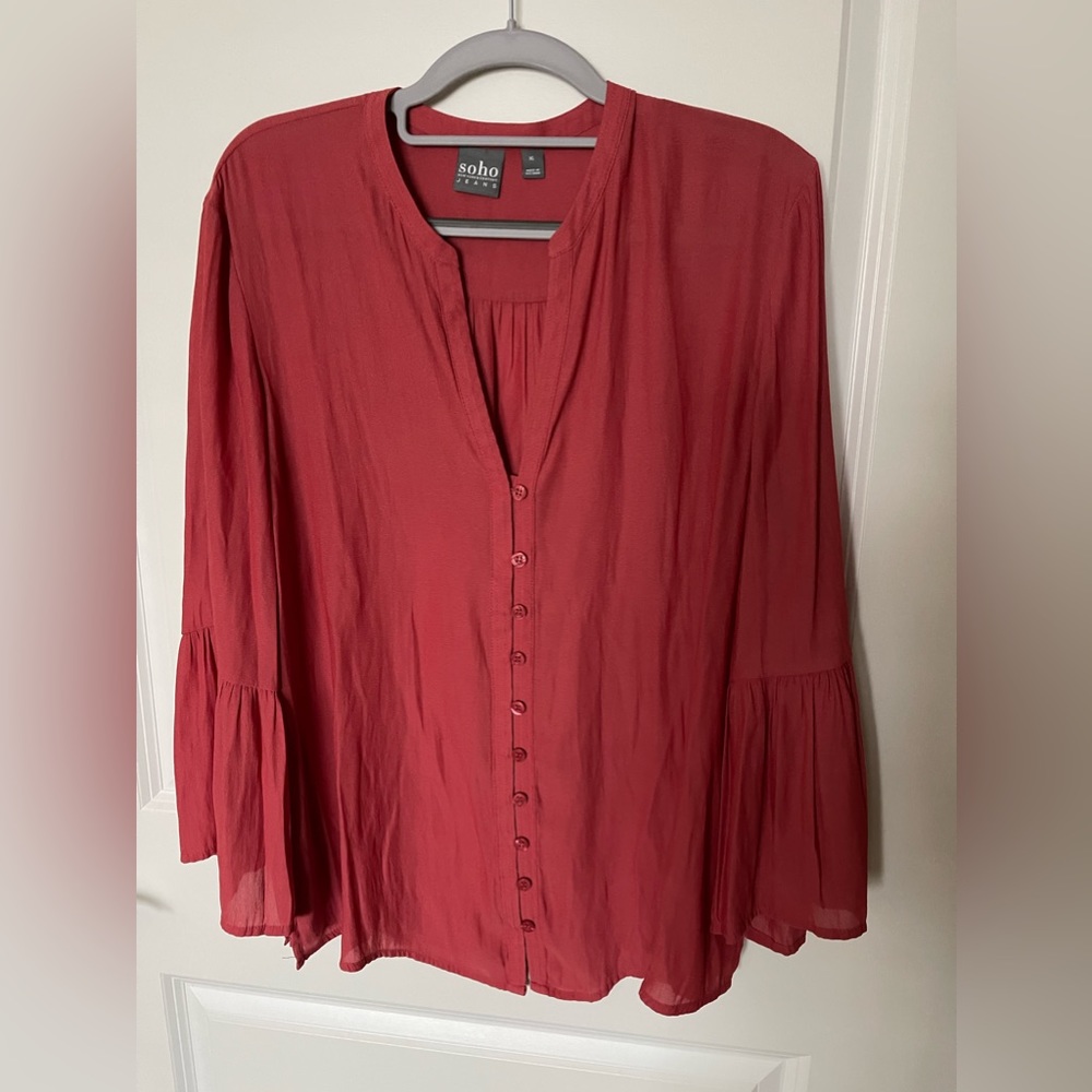 Soho XL Coral blouse